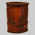 Chinese rare bamboo brush holder