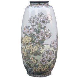 Ota shippo cloisonne enamel vase